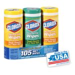 0044600301129 - DISINFECTING WIPES 3 CANISTERS