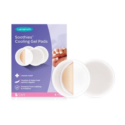 0044677650212 - LANSINOH SOOTHIES COOLING GEL PADS, 4 COUNT, BREASTFEEDING ESSENTIALS, PROVIDES COOLING RELIEF FOR SORE NIPPLES