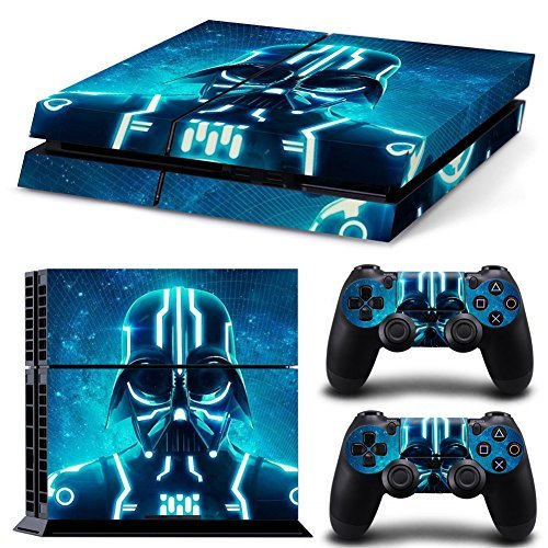4468756218555 - CAN® PS4 CONSOLE DESIGNER PROTECTIVE VINYL SKIN DECAL COVER FOR SONY PLAYSTATION 4 & REMOTE DUALSHOCK 4 WIRELESS CONTROLLER STICKERS - STAR WARS DARTH VADER HJ-PS4-0094