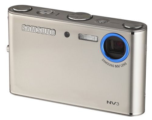 0044701007265 - SAMSUNG DIGIMAX NV3 7MP DIGITAL CAMERA WITH 3X ADVANCE SHAKE REDUCTION OPTICAL ZOOM (SILVER)