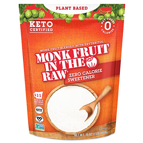 0044800711506 - MONK FRUIT IN THE RAW SWEETENER WITH ERYTHRITOL, 16-OUNCES
