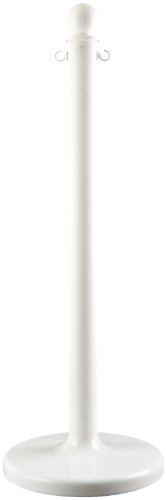 0044865964015 - MR. CHAIN 96401-6 WHITE STANCHION, 2.5 LINK X 40 OVERALL HEIGHT, PACK OF 6