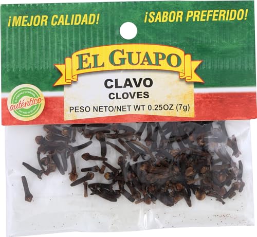 0044989010209 - EL GUAPO WHOLE CLOVE, NATURAL, 0.25 OUNCES (PACK OF 18)