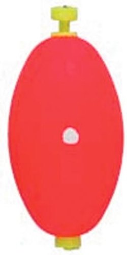 0045063215541 - COMAL FLOATS OVAL WEIGHTED RATTLE SNAP FLOAT 2 1/2IN PINK 50BG