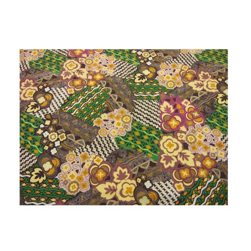 4512029383379 - AFRICAN RESORT PATCHWORK PATTERN SCARE (CATCH WASHER PROCESSING) ABOUT 110CM X 1M IR-1013T-2B (JAPAN IMPORT)
