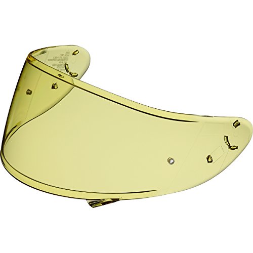 4512048410476 - SHOEI SHIELD WITH PINLOCK PINS CWR-1 STREET BIKE RACING MOTORCYCLE HELMET ACCESSORIES - HIGH DEFINITION YELLOW - FOR RF-1200