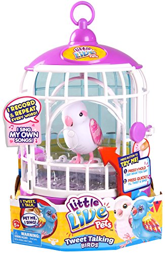 4516756189891 - LITTLE LIVE PETS BIRD WITH CAGE - BELLA RINA