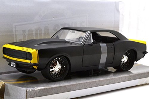 4516793371778 - JADA TOYS 1: 24SCALE BIGTIME MUSCLE 1967 CHEVY CAMARO (BLACK) JEIDATOIZU 1:24 SCALE BIG TIME MUSCLE 1967 CHEVY CAMARO (BLACK) 97170