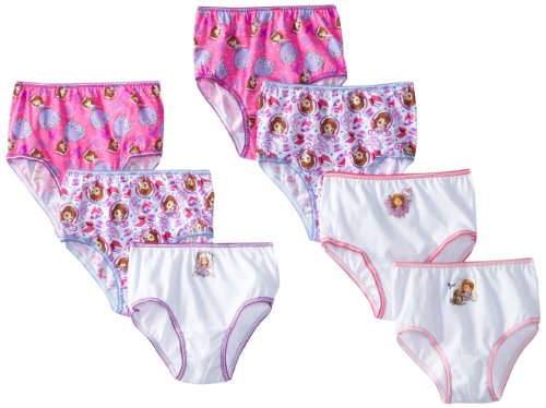 Buy Disney Little Girls' 7 Pack Princess Sofia, Assorted, 2T/3T at