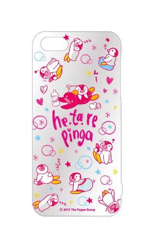 4536219682974 - HE.TA.RE PINGA CLEAR IPHONE 5 CASE (LOTS OF PENGUINS)