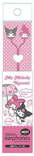 4536219693741 - SANRIO MY MELODY AND KUROMI STEREO EARPHONES (MY MELODY X KUROMI)