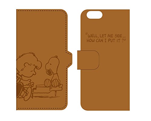 4536219767657 - PEANUTS ATTRACTIVE DESIGN DIARY TYPE FLIP CASE FOR IPHONE 6 (BEIGE)