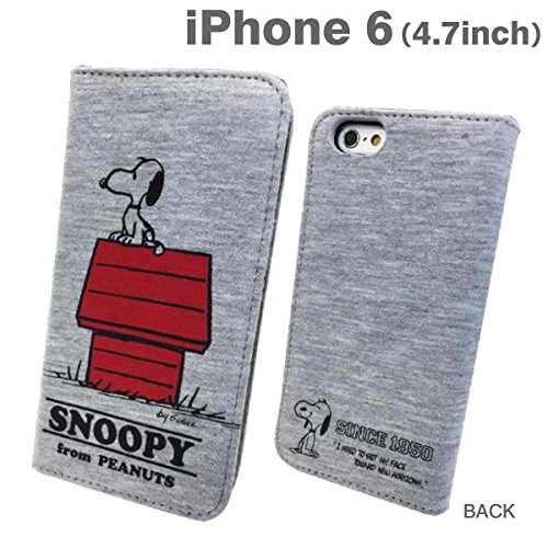4536219775010 - PEANUTS SNOOPY SOFT SNOOPY DIARY TYPE FLIP CASE FOR IPHONE 6 (DOGHOUSE)