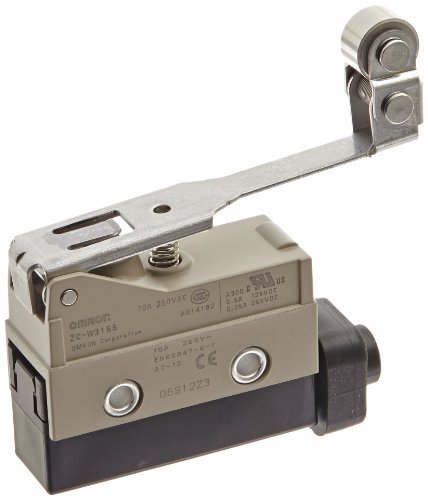 4536854253690 - OMRON ZC-W3155 MINATURE ENCLOSED LIMIT SWITCH, ONE WAY ACTION HINGE ROLLER LEVER