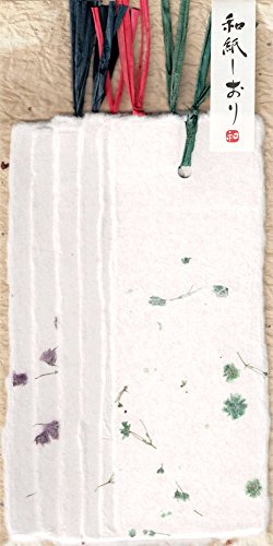 4540457801974 - WASHI KAWASUMI ASSORTED HAND MADE WASHI JAPANSESE PAPER BOOK MARKER SET OF 6 , GYPSOPHILA