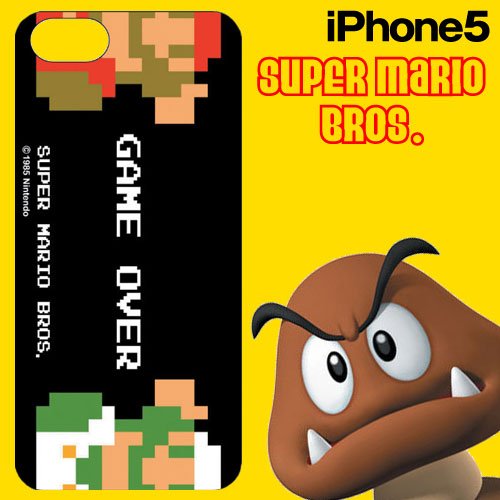 4545403510313 - SUPER MARIO BROTHERS IPHONE5 ONLY DECORE WEAR FOR IPHONE5 HARD COVER SUPER MARIO BROS. GAME OVER 02 5H (JAPAN IMPORT)