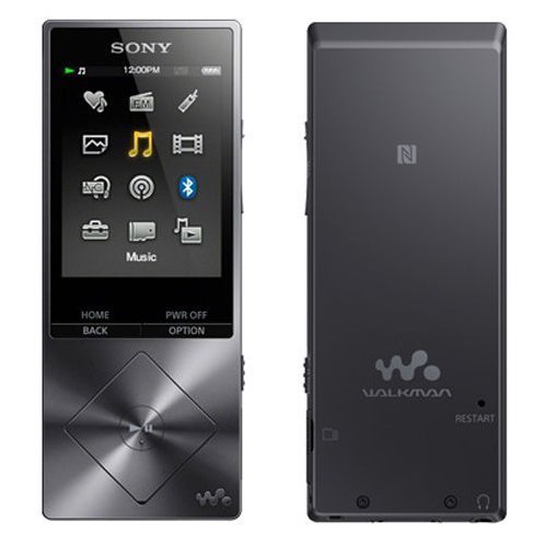 4548736007338 - SONY WALKMAN NW-A25 16G HIGH-RESOLUTION SOUND, CHARCOAL BLACK, INTERNATIONAL ENGLISH VERSION, REPLACES A15