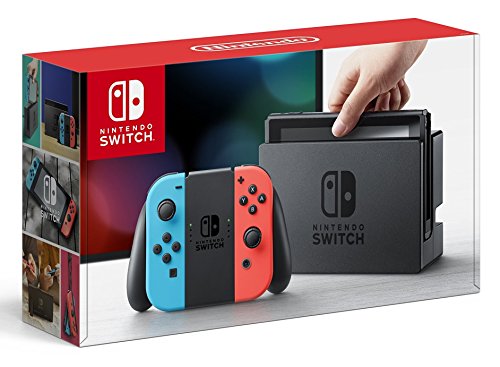 0045496590093 - NINTENDO SWITCH WITH NEON BLUE AND NEON RED JOY-CON