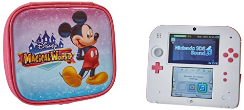 0045496781248 - NINTENDO 2DS - PEACH PINK WITH DISNEY MAGICAL WORLD CARRYING CASE