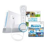 0045496880170 - WII WITH WII SPORTS RESORT - WHITE