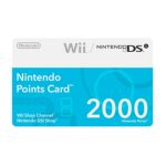 0045496890377 - WII POINTS CARD 2000 POINTS 2000 POINTS