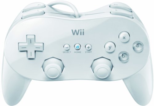 0045496890438 - WII CLASSIC CONTROLLER PRO - WHITE