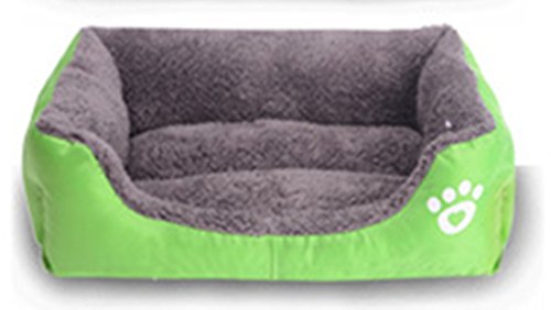 4549834222760 - SKYLECOEL CANDY COLOR RECTANGLE PET DOG CATS KENNEL (S, GREEN )