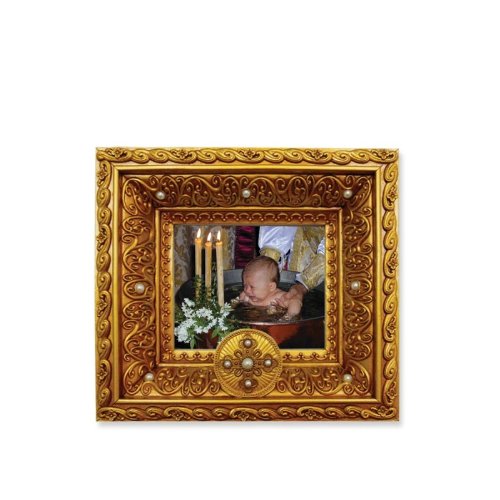 0045544419970 - VATICAN OBSERVATORY FOUNDATION FROM GREGG GIFT FOR ENESCO BAPTISM PHOTO FRAME, 6.9-INCH