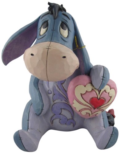 0045544440295 - DISNEY TRADITIONS BY JIM SHORE EEYORE WITH HEART FIGURINE, 6-1/2-INCH