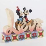 0045544462990 - DISNEY TRADITIONS BY JIM SHORE LOVE INSPIRATIONAL WORD PLAQUE 4-3/4-INCH