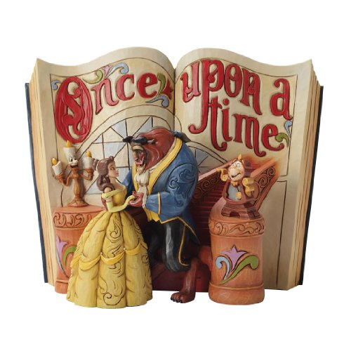 0045544522663 - ENESCO DISNEY TRADITIONS BY JIM SHORE BEAUTY AND THE BEAST STORYBOOK FIGURINE, 6-INCH