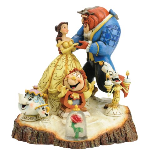 0045544522700 - ENESCO DISNEY TRADITIONS BY JIM SHORE BEAUTY AND THE BEAST FIGURINE, 7.75-INCH