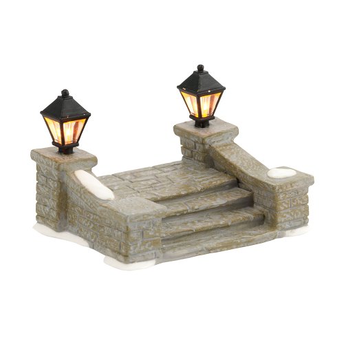 0045544563796 - DEPARTMENT 56 DECORATIVE ACCESSORIES FOR VILLAGE COLLECTIONS, UPTOWN STEPS GENERAL, 2.17-INCH