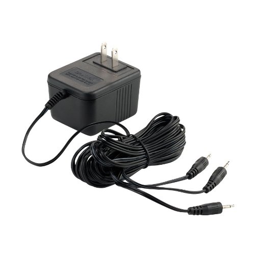 0045544585118 - DEPARTMENT 56 HALLOWEEN SEASONAL DECOR ACCESSORIES FOR VILLAGE COLLECTIONS, AC/DC ADAPTER FOR LIGHT, 3.15-INCH, BLACK