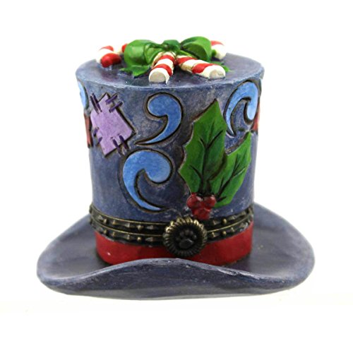 0045544692519 - BOYDS BEARS BY JIM SHORE TRINKET BOX (KLONDIKE'S TOP HAT WITH HOLLY) 4041914