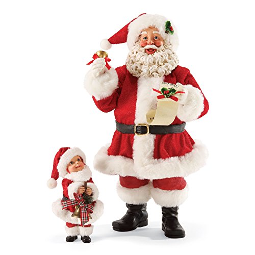0045544792417 - DEPARTMENT 56 POSSIBLE DREAMS CHRISTMAS SANTA'S BELL RINGERS FIGURINE
