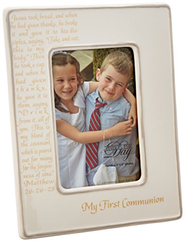 0045544800426 - ENESCO THIS IS THE DAY BY GREGG GIFT FRAME COMMUNION VERTICAL PHOTO FRAME