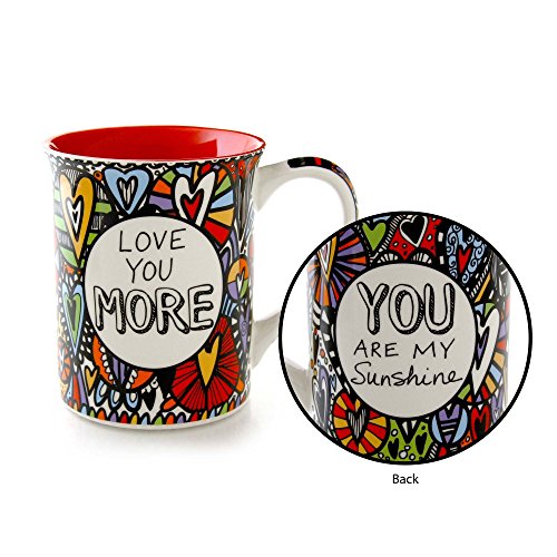 0045544880671 - ENESCO 4054456 OUR NAME IS MUD LOVE YOU MORE CUPPA DOODLE MUG, 4.5, MULTICOLOR