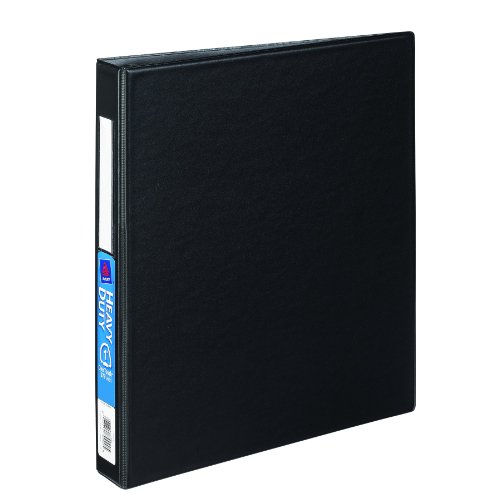 0045555798156 - AVERY HEAVY-DUTY BINDER WITH 1-INCH ONE TOUCH EZD RING, BLACK