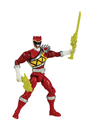 0045557432010 - POWER RANGERS DINO SUPER CHARGE ACTION FIGURE, 5, RED