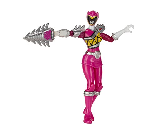 0045557432393 - POWER RANGERS DINO SUPER CHARGE - 5 DINO STEEL PINK RANGER ACTION FIGURE