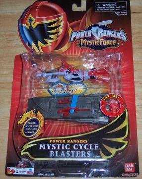 0045557905415 - POWER RANGERS MYSTIC FORCE - MYSTIC CYCLE BLASTERS - RED