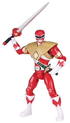 0045557969714 - POWER RANGERS LEGACY MIGHTY MORPHIN 5-INCH ARMORED RED RANGER ACTION FIGURE