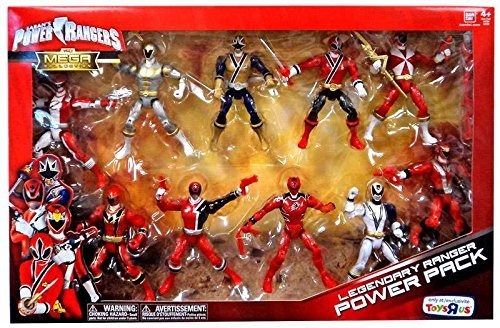 0045557977016 - POWER RANGERS THE MEGA COLLECTION LEGENDARY RANGER POWER PACK EXCLUSIVE ACTION