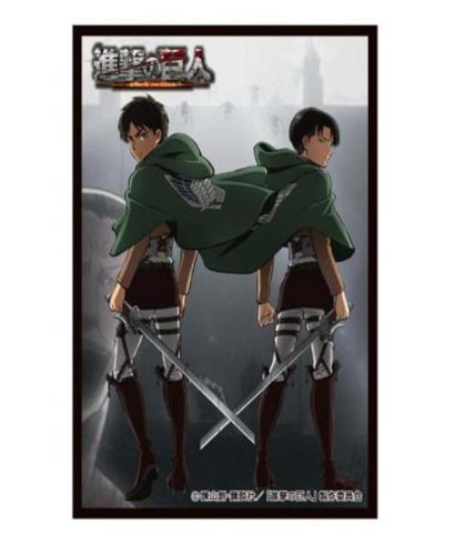 4560456504065 - ATTACK ON TITAN LEVI EREN CARD GAME CHARACTER SLEEVES COLLECTION SIEG KRONE DETERMINATION OF THE TWO SHINGEKI NO KYOJIN SURVEY CORPS