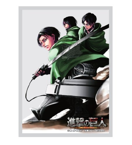 4560456504614 - ATTACK ON TITAN LEVI MIKASA EREN CARD GAME CHARACTER SLEEVES COLLECTION SIEG KRONE READIED FOR OUTSIDE OF THE WALL SHINGEKI NO KYOJIN SURVEY CORPS