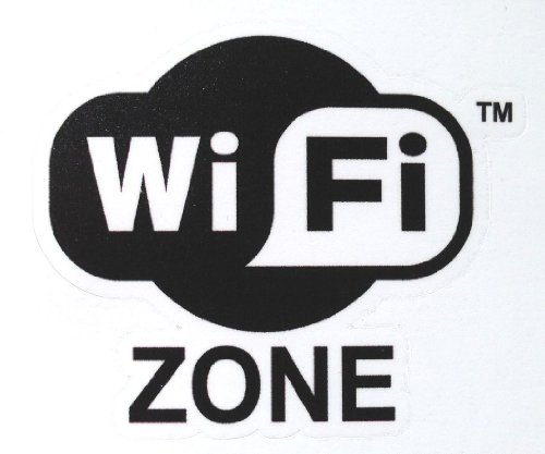 4560481952497 - STICKERS FOR WIFI ZONE WI-FI ANNOUNCEMENT - WATERPROOF PAPER SEAL SHOPS AND OFFICES
