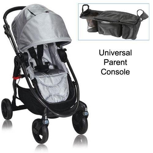 0045625027254 - BABY JOGGER BJ21312 CITY VERSA STROLLER IN SILVER WITH PARENT CONSOLE