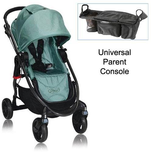 0045625027278 - BABY JOGGER BJ21340 CITY VERSA STROLLER IN GREEN WITH PARENT CONSOLE