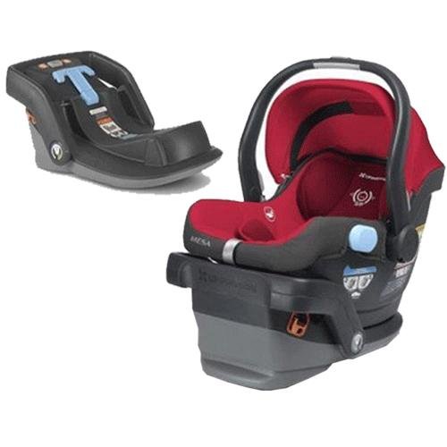 0045625038731 - UPPABABY 0225-DNYK - MESA CAR SEAT - DENNY RED WITH BASE